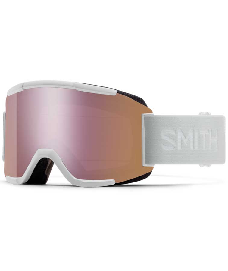 Smith Squad Goggle White Vapor/ChromaPop Everyday Rose Gold Mirror + Bonus Lens 2022