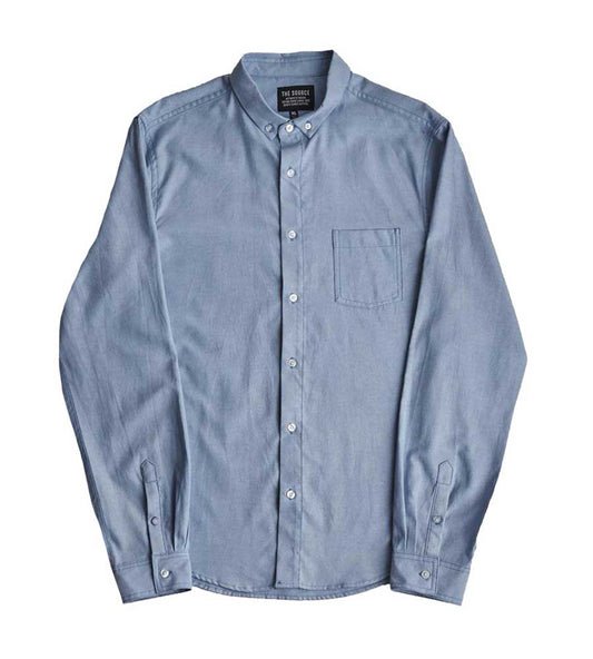 Source Alderson Long Sleeve Oxford True Blue