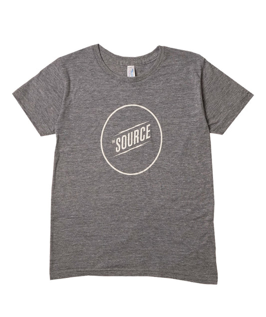 Source Kids' Youth DCR Circle T-Shirt - Heather Grey