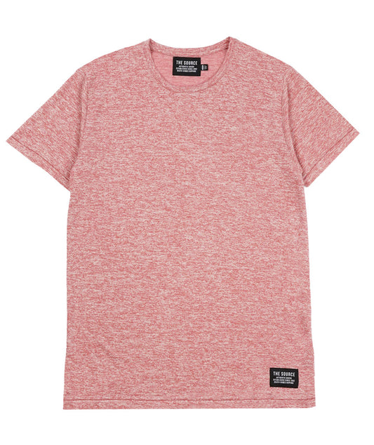 Source Men's Terry T-Shirt Heathered Red