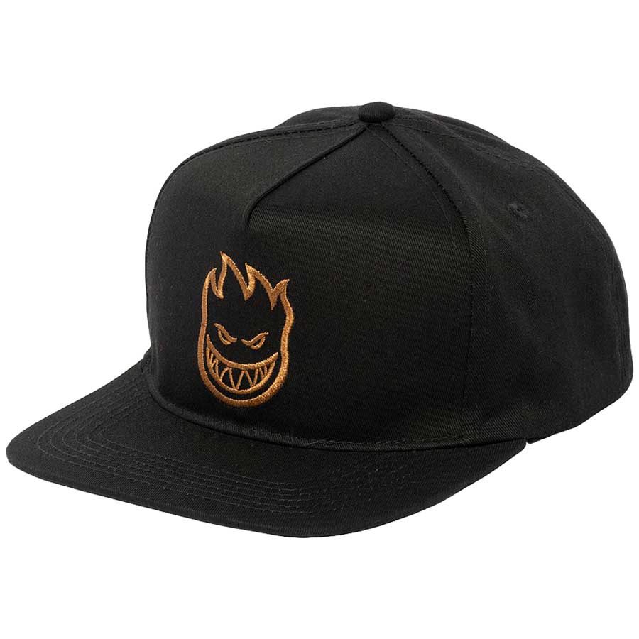 Spitfire Bighead Snapback Cap - Black/Brown