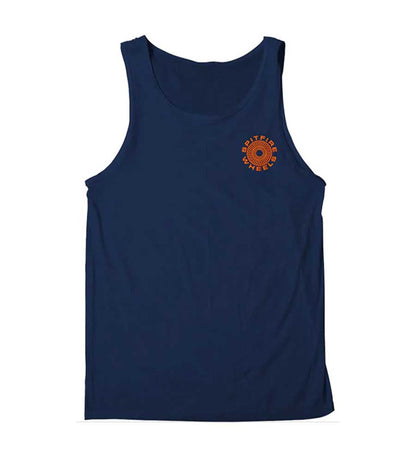 Spitfire Classic 87 Swirl Tank Top - Navy/Orange