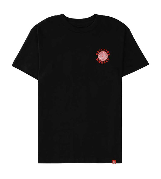 Spitfire Classic Fill T-shirt - Black/Red/White