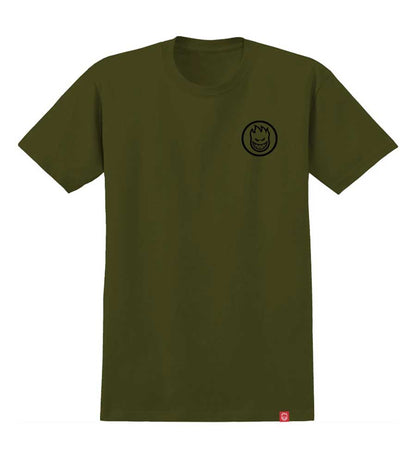 Spitfire Classic Swirl T-Shirt - Military Green