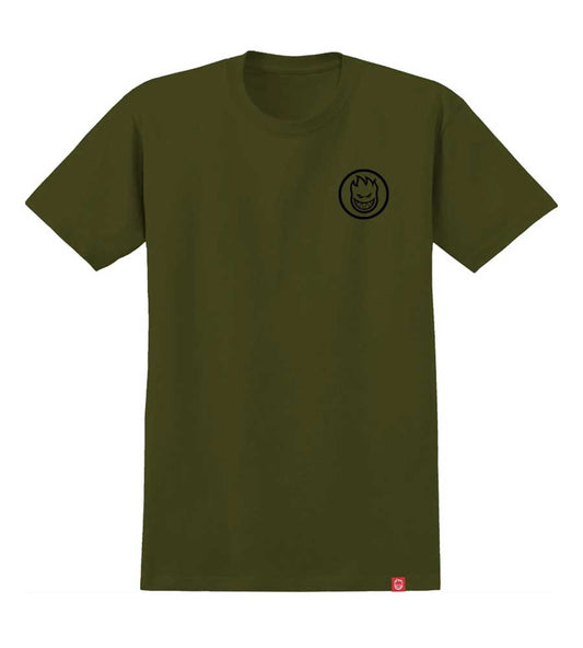 Spitfire Classic Swirl T-Shirt - Military Green