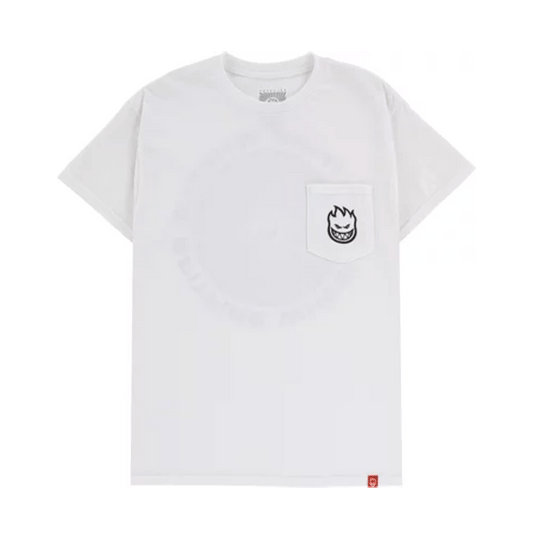 Spitfire Classic Vortex Pocket T-Shirt White