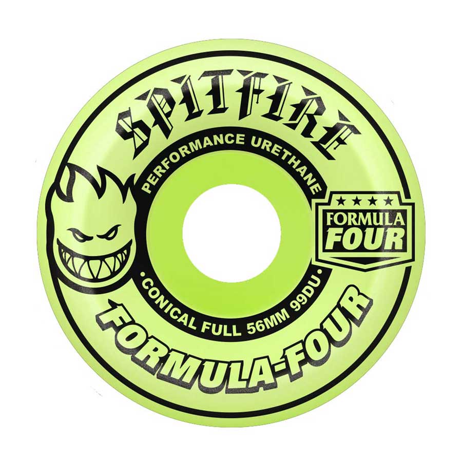 Spitfire F4 Glow Conical Full 99A Wheels 56mm