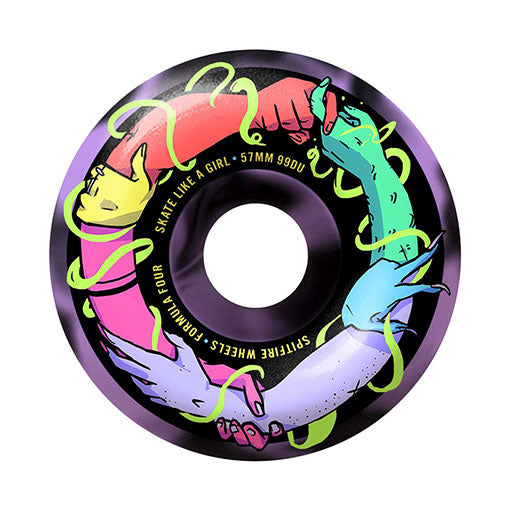 Spitfire F4 Skate Like A Girl Sessions 99A Wheels 52mm