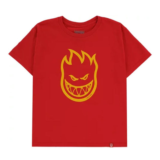 Spitfire Kids' Bighead T-Shirt Red/Gold