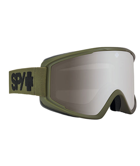 Spy Crusher Elite Goggle - Matte Olive/Silver Spectra Mirror 2023