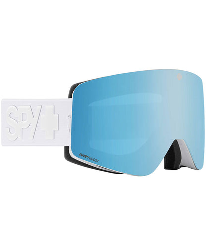 Spy Marauder Elite Matte White/Blue Spectra Mirror + Bonus Lens 2024