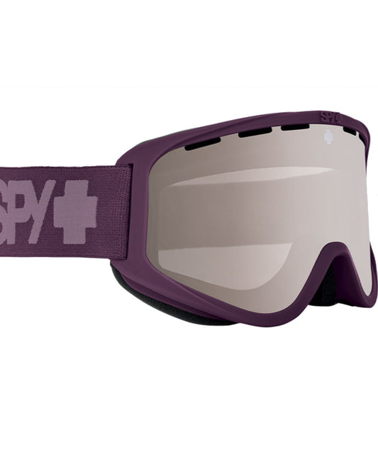 Spy Woot Goggle - Monochrome Purple/Silver Spectra Mirror + Bonus Lens 2023
