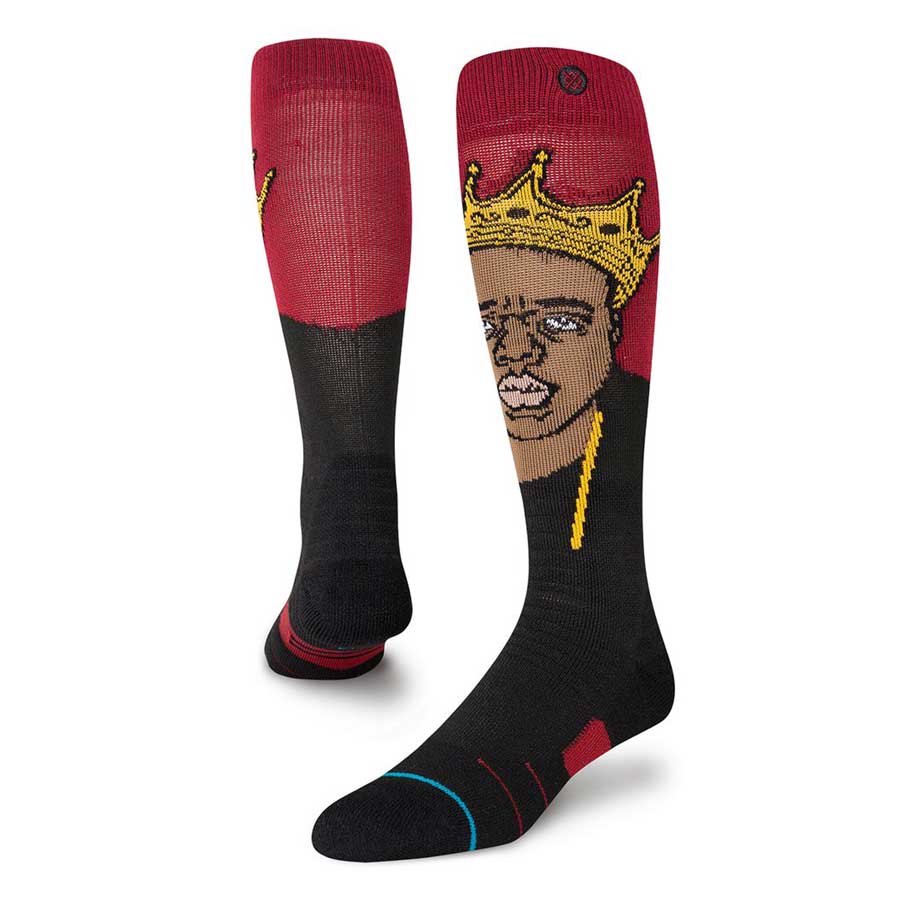 Stance Biggie Resurrected Snowboard Sock 2022 - Black