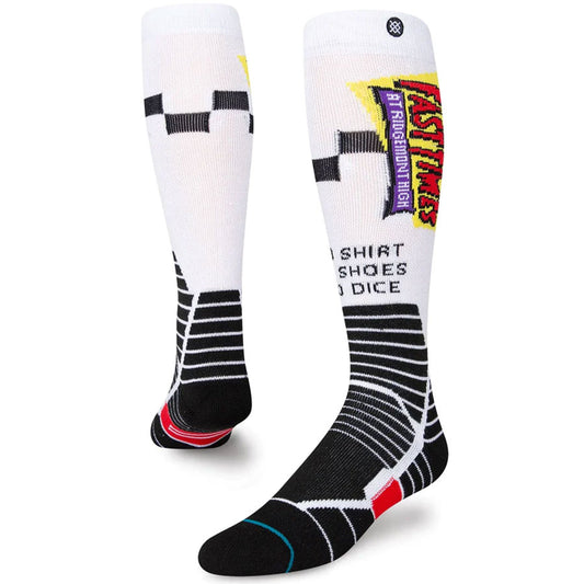 Stance Gnarly Snowboard Sock White 2023