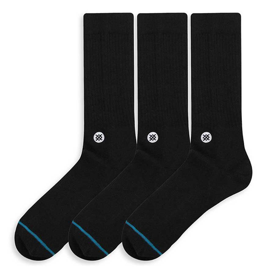 Stance Icon 3 Pack - Black