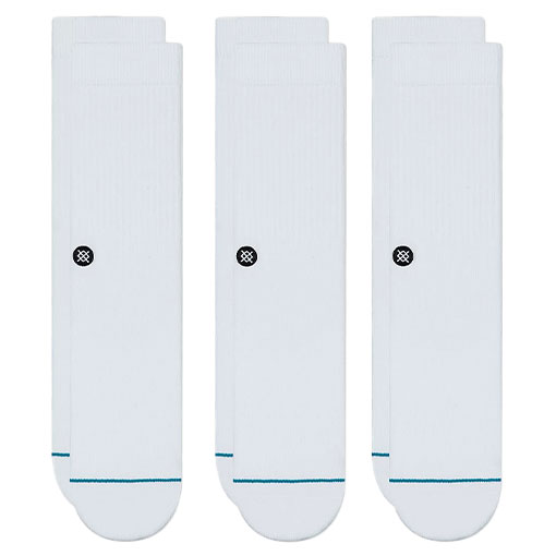 Stance Icon 3 Pack - White