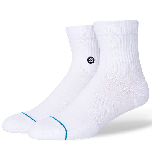 Stance Icon Quarter Classic Ankle Socks - White