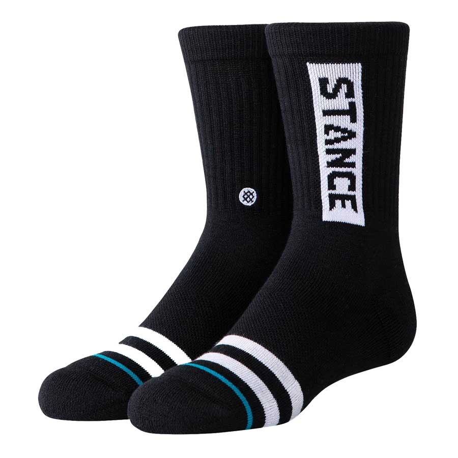 Stance Kids' Staples OG Crew Sock Black