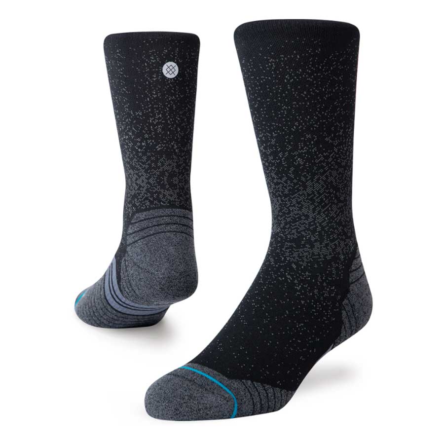 Stance Run Crew Sock Black