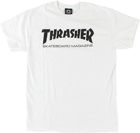 Thrasher Skate Mag T White