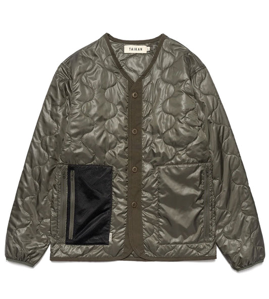 Taikan Quilted Liner Jacket Olive