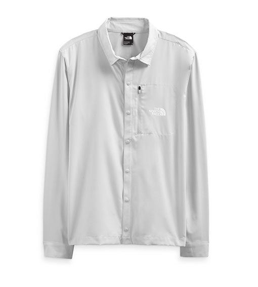 The North Face Men's First Trail UPF Button Shirt Meld Grey