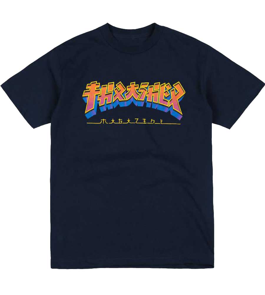 Thrasher Godzilla Burst T-shirt - Navy