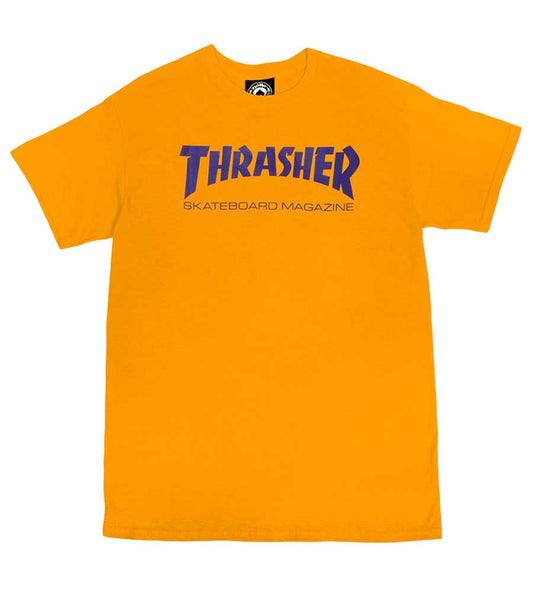 Thrasher Skate Mag T-Shirt Gold/Purple