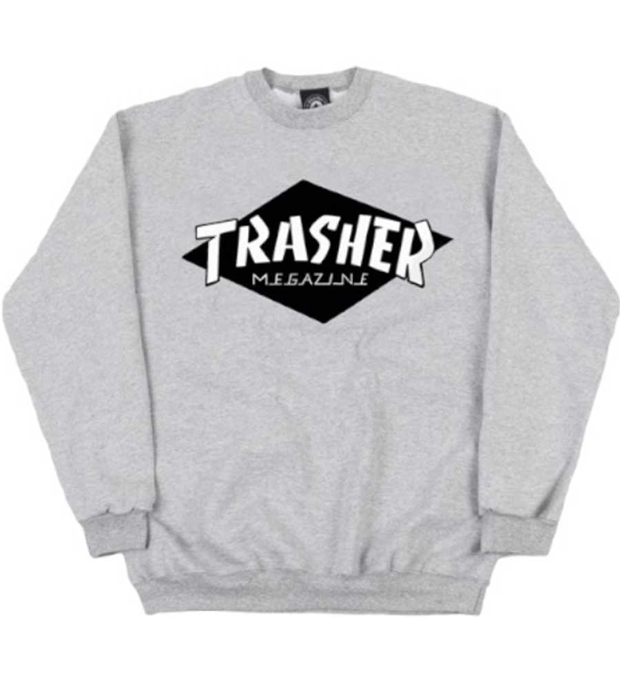 Thrasher Trasher Crewneck - Grey