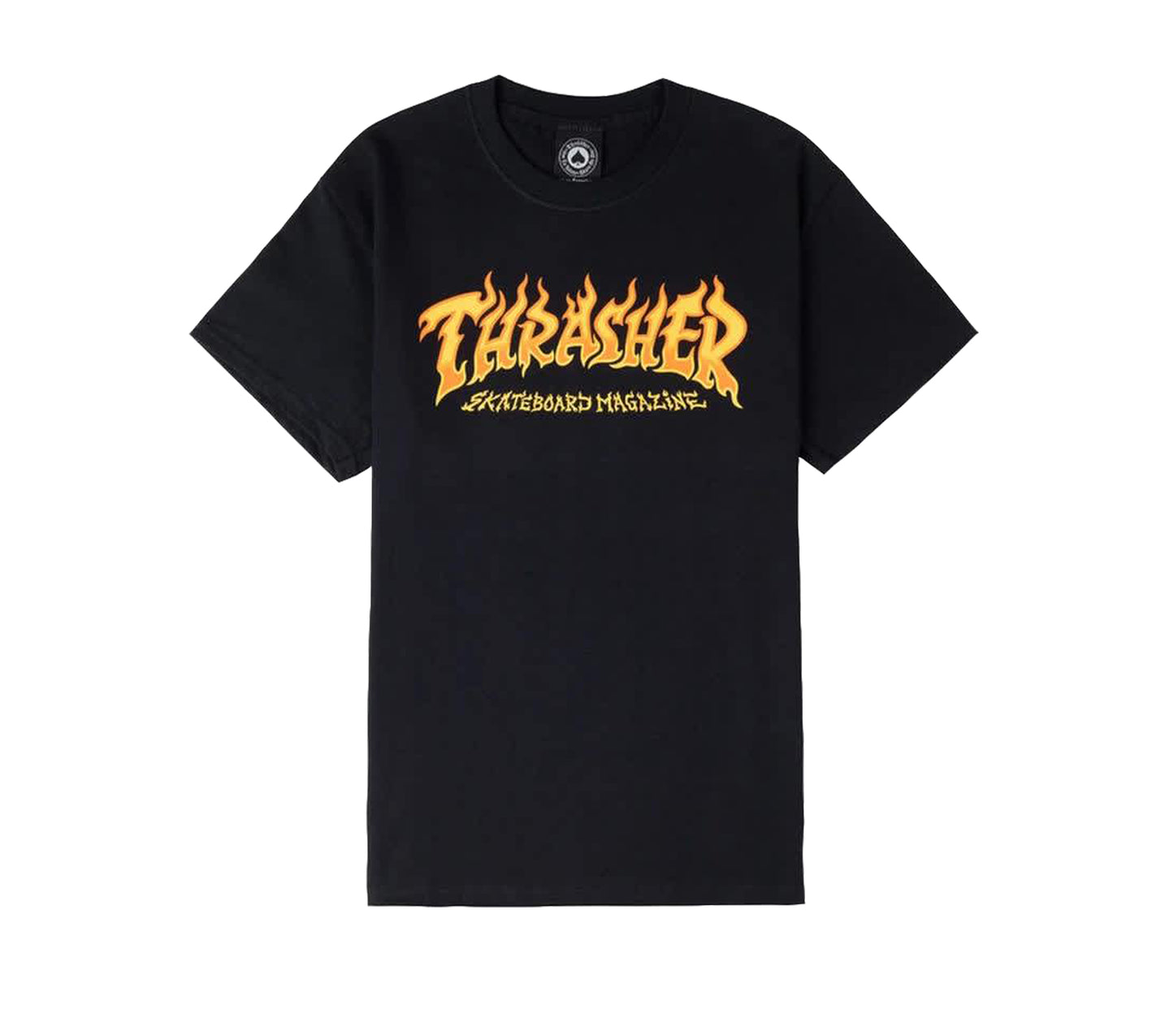 Thrasher Fire Logo T-shirt - Black