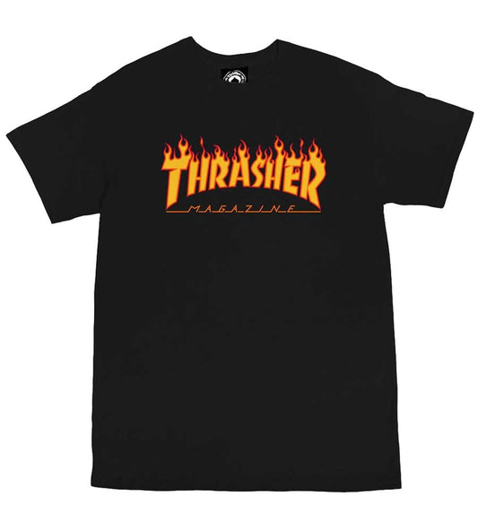 Thrasher Kids Youth Flame T-Shirt Black