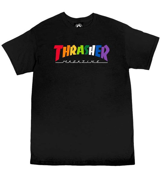 Thrasher Rainbow Mag T-shirt - Black