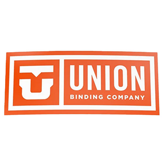 Union Union Classic Logo Sticker Orange 2023