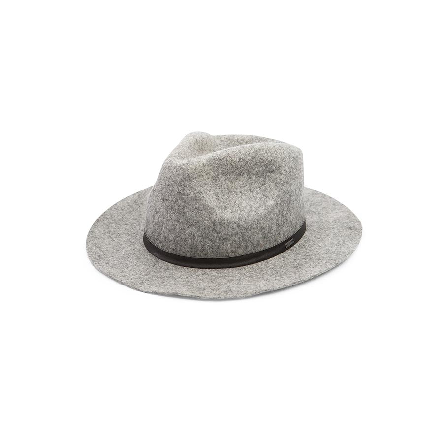 Volcom Ladies Buckaroo Fedora Hat Heather Grey