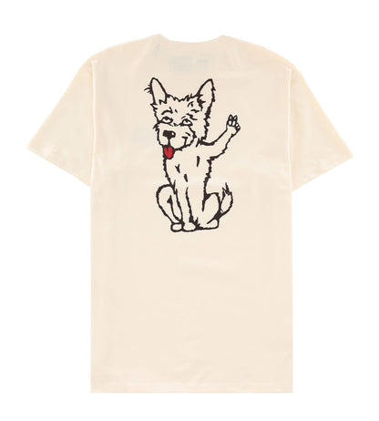 Vans Vans x Tyson P Dog Off The Wall T-Shirt - Antique White