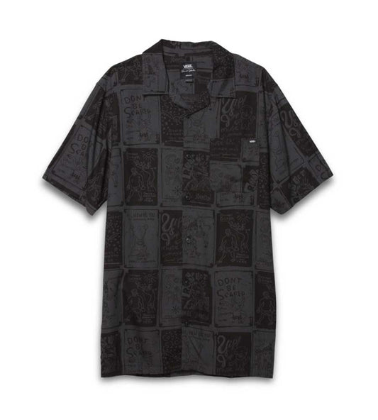 Vans X Daniel Johnston Short Sleeve Button Shirt - Black