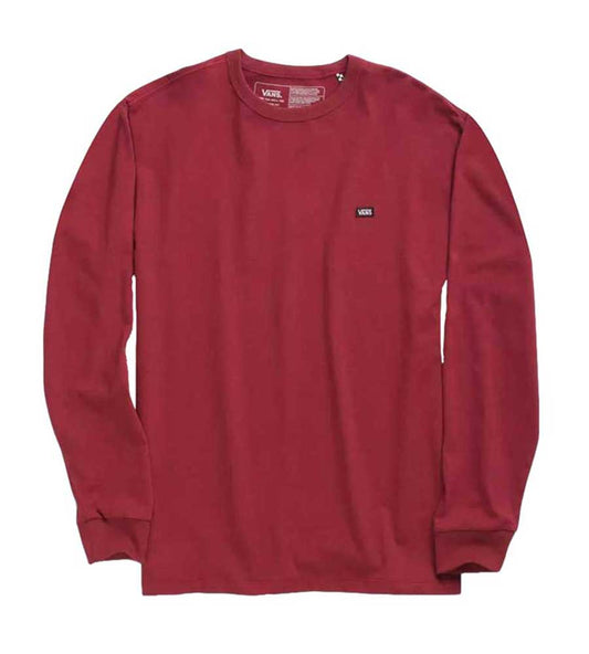 Vans Off The Wall Classic Long Sleeve T-shirt - Pomegranate