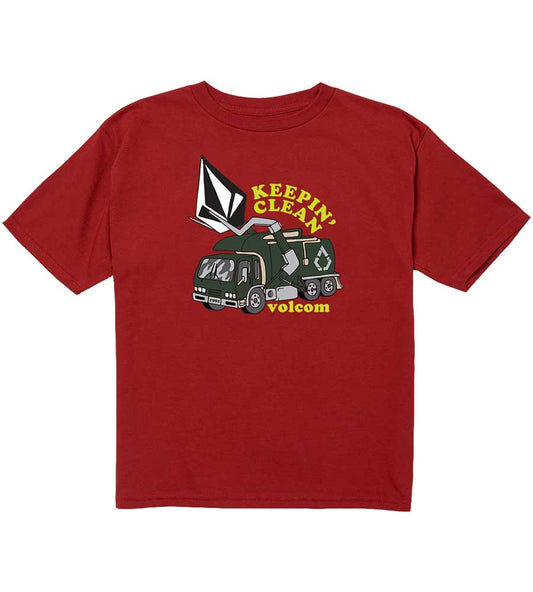 Volcom Kids Tots Lifter T-shirt - Ribbon Red