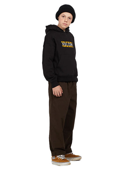 Volcom Kids' Outer Spaced Elastic Pant Dark Brown