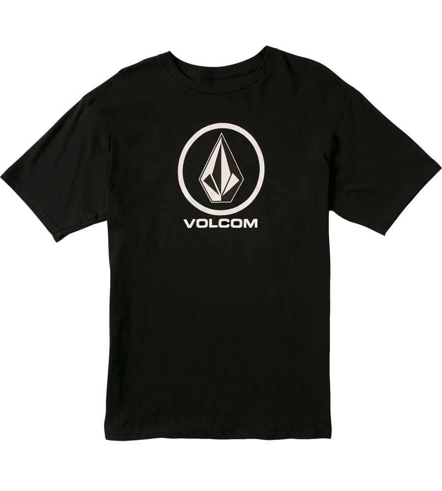 Volcom Kids' Tots Crisp Stone T-Shirt - Black