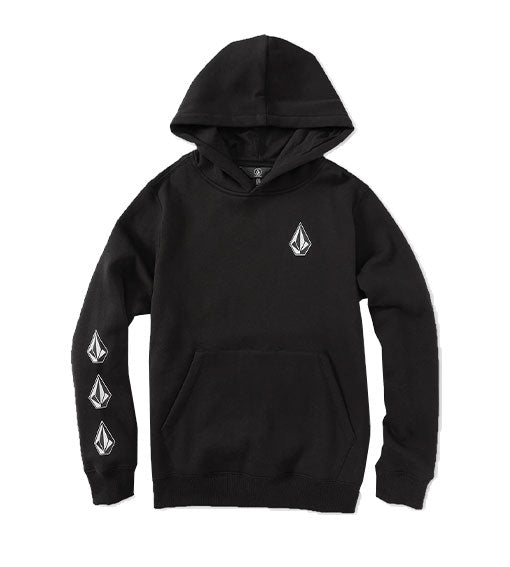 Volcom Kids' Youth Iconic Stone Pullover Black