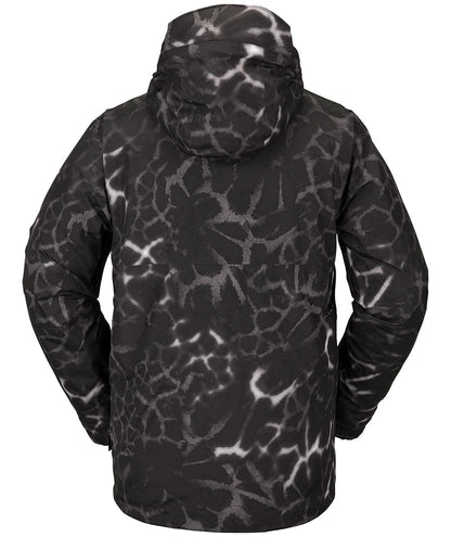 Volcom Men's L Gore-Tex Jacket Black Giraffe 2023