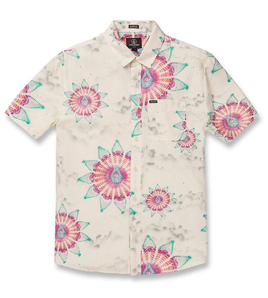 Volcom Shields FA Short Sleeve Button Shirt - Coconut