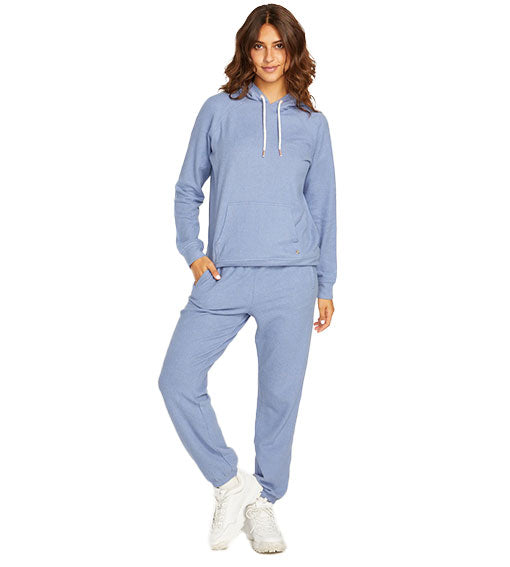 Volcom Women's Lil Hoodie Washed Blue