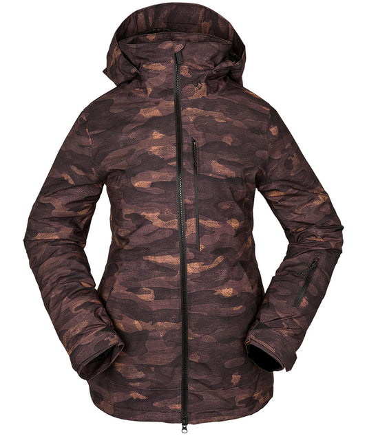 Volcom Womens' 3D Stretch Gore-Tex Jacket Dusk Camo 2023