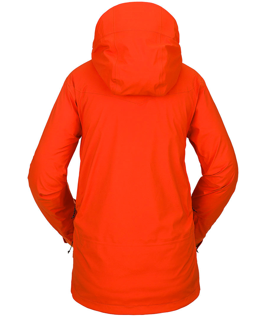 Volcom Womens' Vs 3L Stretch Gore-Tex Jacket - Orange Shock 2023