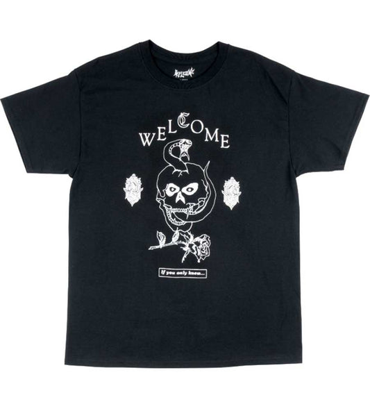 Welcome Fangs T-Shirt - Black