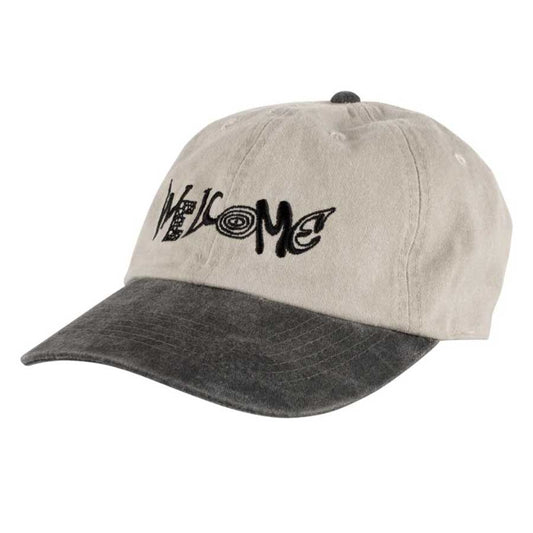 Welcome Medley Stone Wash Cap - Black/Khaki