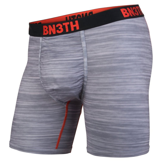 BN3TH Pro Boxer Brief Heather Grey/Red