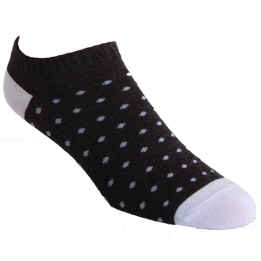 Source L Dots Ankle Sock Black